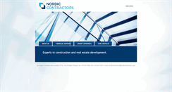 Desktop Screenshot of nordiccontractors.com